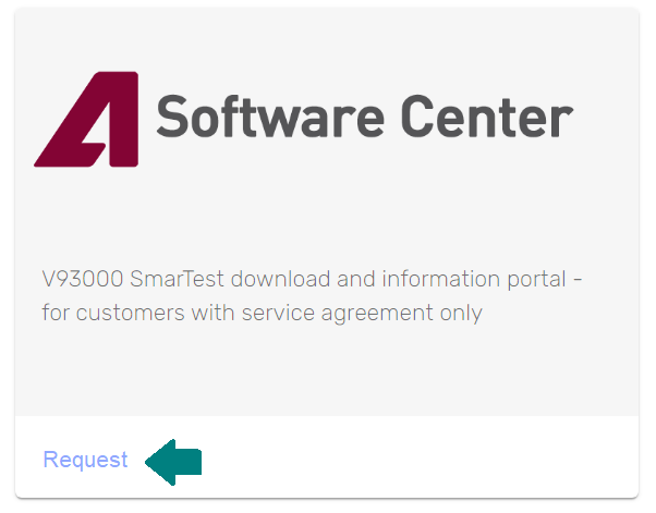 Software Center V93000 SmarTest download and information portal - for customers with service agreement only